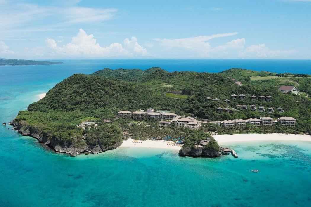 Shangri-La Boracay Extérieur photo Aerial view of the island